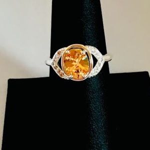 Sterling Silver Citrine ring
